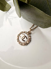 Load image into Gallery viewer, Upcycled Designer Pendant Necklace #199 - Jeweled Edge White