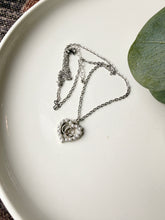 Load image into Gallery viewer, Upcycled Designer Pendant Necklace #176 - Silver & Oearls