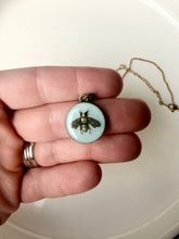 Load image into Gallery viewer, Upcycled Designer Pendant Necklace #179 - Pale Blue