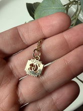 Load image into Gallery viewer, Upcycled Designer Pendant Necklace #171 - Small Pearl Square