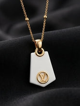 Load image into Gallery viewer, Upcycled Designer Pendant Necklace #152