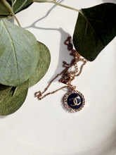 Load image into Gallery viewer, Upcycled Designer Pendant Necklace #196 - Jeweled Edge