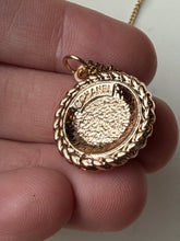 Load image into Gallery viewer, Upcycled Designer Pendant Necklace #188 - Black & Gold