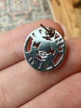 Load image into Gallery viewer, Upcycled Designer Pendant Earrings #115-Silver Buttons