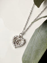 Load image into Gallery viewer, Upcycled Designer Pendant Necklace #176 - Silver & Oearls