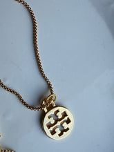 Load image into Gallery viewer, Upcycled Designer Pendant Necklace #119 - TB Round