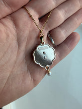 Load image into Gallery viewer, Upcycled Designer Pendant Necklace #173 - White Pearl