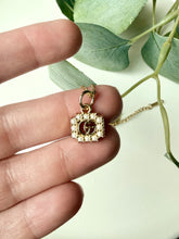 Load image into Gallery viewer, Upcycled Designer Pendant Necklace #171 - Small Pearl Square