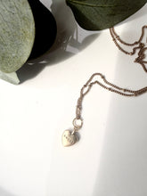 Load image into Gallery viewer, Upcycled Designer Pendant Necklace #191 - Mini Gold Heart