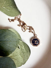 Load image into Gallery viewer, Upcycled Designer Pendant Necklace #196 - Jeweled Edge