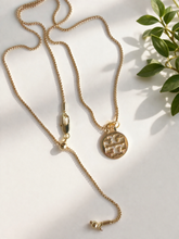 Load image into Gallery viewer, Upcycled Designer Pendant Necklace #119 - TB Round