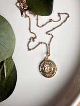 Load image into Gallery viewer, Upcycled Designer Pendant Necklace #192 - Gold
