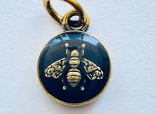 Load image into Gallery viewer, Upcycled Designer Pendant Necklace #139-Bee