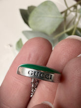 Load image into Gallery viewer, Upcycled Designer Pendant Necklace #159 - Green & Silver