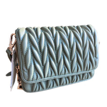 Load image into Gallery viewer, CLEARANCE Giselle Quilted Crossbody Bag In Olive