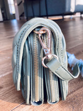 Load image into Gallery viewer, CLEARANCE Giselle Quilted Crossbody Bag In Olive