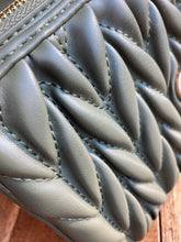 Load image into Gallery viewer, CLEARANCE Giselle Quilted Crossbody Bag In Olive