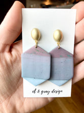Load image into Gallery viewer, 3-Toned Gem Dangles

