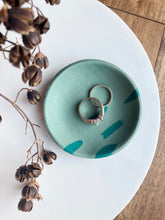 Load image into Gallery viewer, Green Brushstrokes Trinket Tray