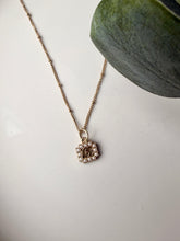 Load image into Gallery viewer, Upcycled Designer Pendant Necklace #171 - Small Pearl Square
