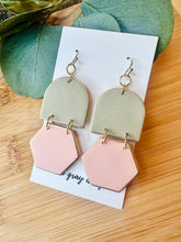 Load image into Gallery viewer, Two-Toned Dangle Earrings I
