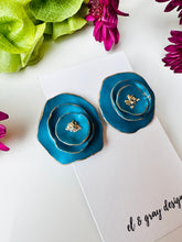 Load image into Gallery viewer, Morning Glory Large Stud Earrings
