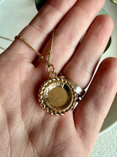 Load image into Gallery viewer, Upcycled Designer Pendant Necklace #177 - Pink &amp; Gold

