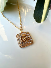 Load image into Gallery viewer, Upcycled Designer Pendant Necklace #101 - Adjustable Chain
