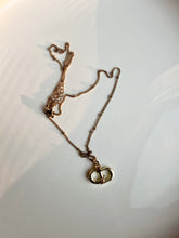 Load image into Gallery viewer, Upcycled Designer Pendant Necklace #162 - Gold CD
