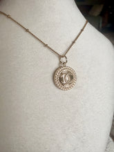 Load image into Gallery viewer, Upcycled Designer Pendant Necklace #212 - Coin
