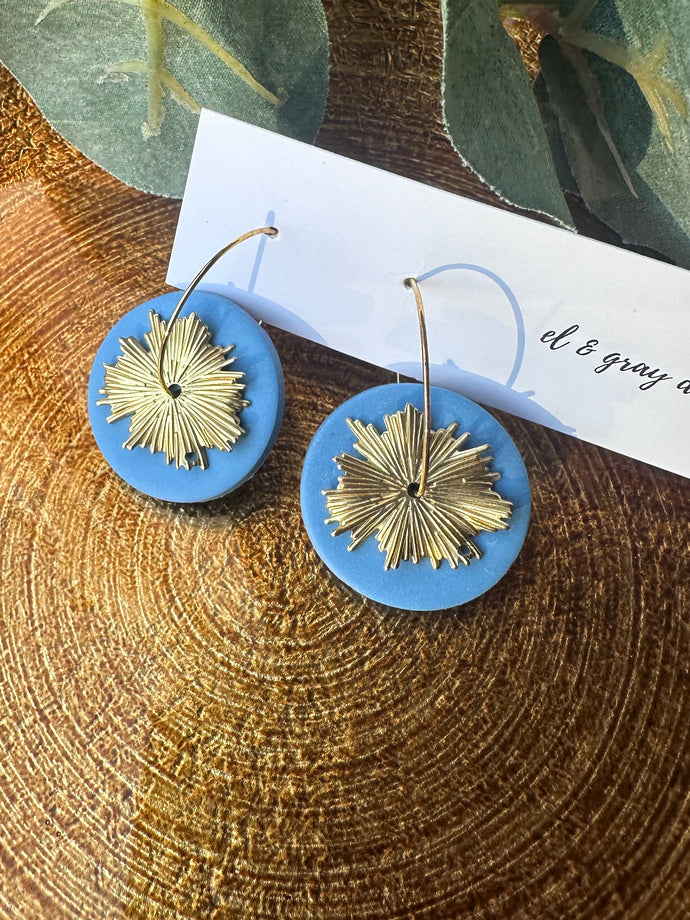 Briar Dangle Earrings - Skies