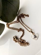 Load image into Gallery viewer, Upcycled Designer Pendant Necklace #201 - Tiny Heart
