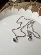 Load image into Gallery viewer, Upcycled Designer Pendant Necklace #233 - Small Silver
