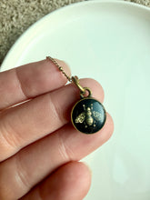 Load image into Gallery viewer, Upcycled Designer Pendant Necklace #166 - Bee
