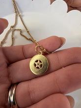 Load image into Gallery viewer, Upcycled Designer Pendant Necklace #236 - Center Star
