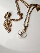 Load image into Gallery viewer, Upcycled Designer Pendant Necklace #201 - Tiny Heart
