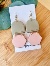 Load image into Gallery viewer, Two-Toned Dangle Earrings I
