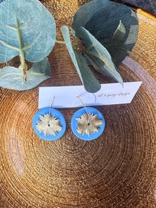 Briar Dangle Earrings - Skies