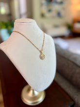 Load image into Gallery viewer, Upcycled Designer Pendant Necklace #135-Gold Coin

