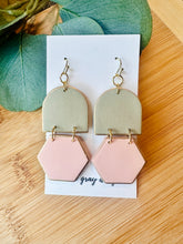 Load image into Gallery viewer, Two-Toned Dangle Earrings I
