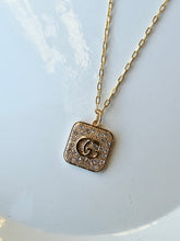 Load image into Gallery viewer, Upcycled Designer Pendant Necklace #101 - Adjustable Chain
