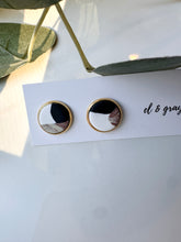 Load image into Gallery viewer, Helena Colorblock Stud Earrings
