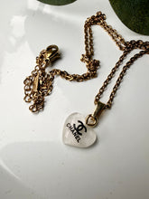 Load image into Gallery viewer, Upcycled Designer Pendant Necklace #201 - Tiny Heart
