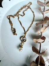 Load image into Gallery viewer, Upcycled Designer Pendant Necklace #213 - Pearl Drop
