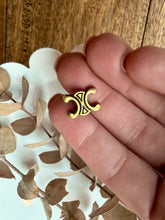 Load image into Gallery viewer, Upcycled Designer Pendant Earrings #114
