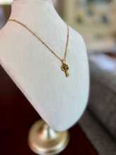 Load image into Gallery viewer, Upcycled Designer Pendant Necklace #124 - Key
