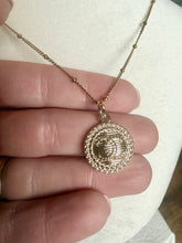 Load image into Gallery viewer, Upcycled Designer Pendant Necklace #212 - Coin
