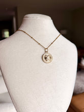 Load image into Gallery viewer, Upcycled Designer Pendant Necklace #212 - Coin
