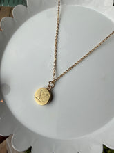 Load image into Gallery viewer, Gold Upcycled Designer Pendant Necklace #125
