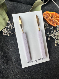 Lolly Lavender Dangle Earrings